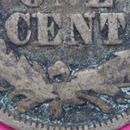 1862 Copper Nickel Indian Head Cent Penny Exact Early Type Coin Pictured 184