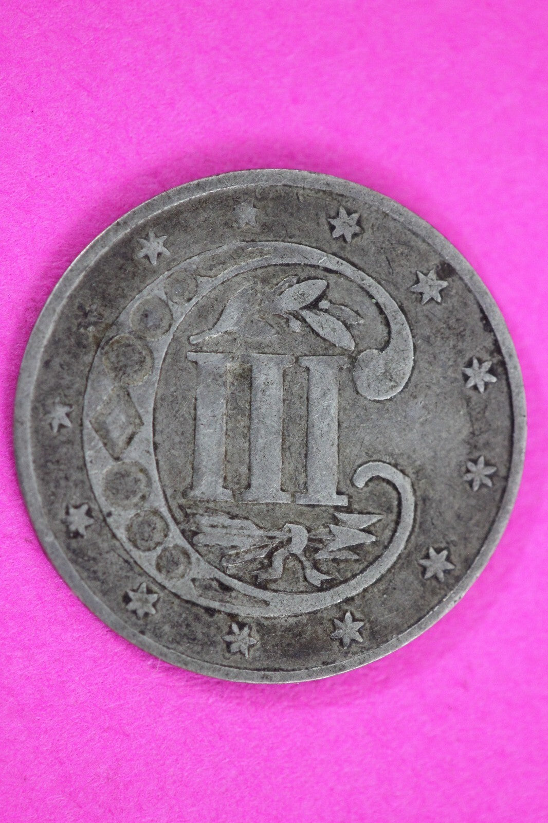 1858 Trime 3 Three Cent Silver Dime Exact Coin Shown In Pics Semi Key Date 115