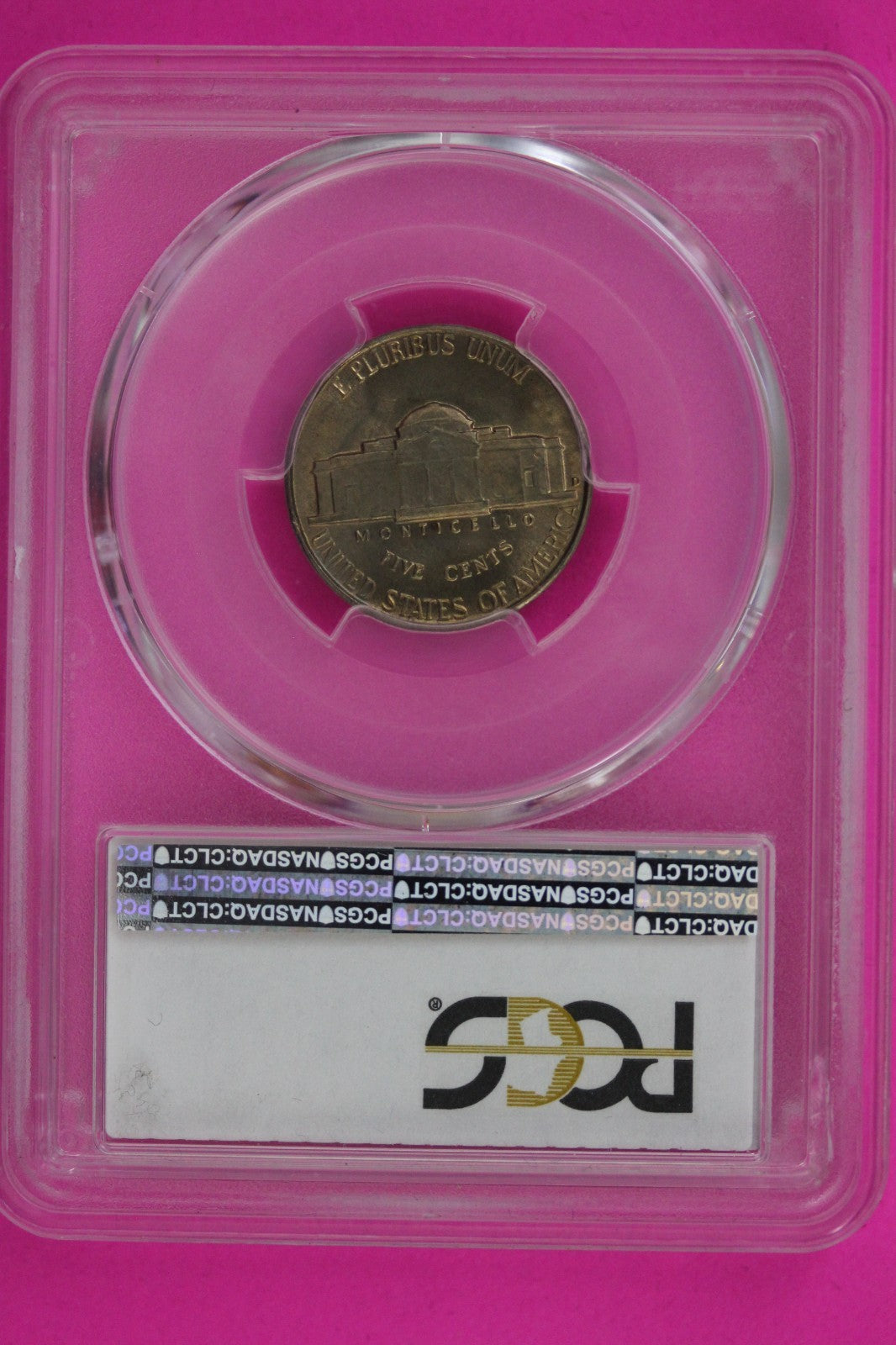 1950 D MS 65 Thomas Jefferson Nickel PCGS Certified Graded Authentic Slab 1344