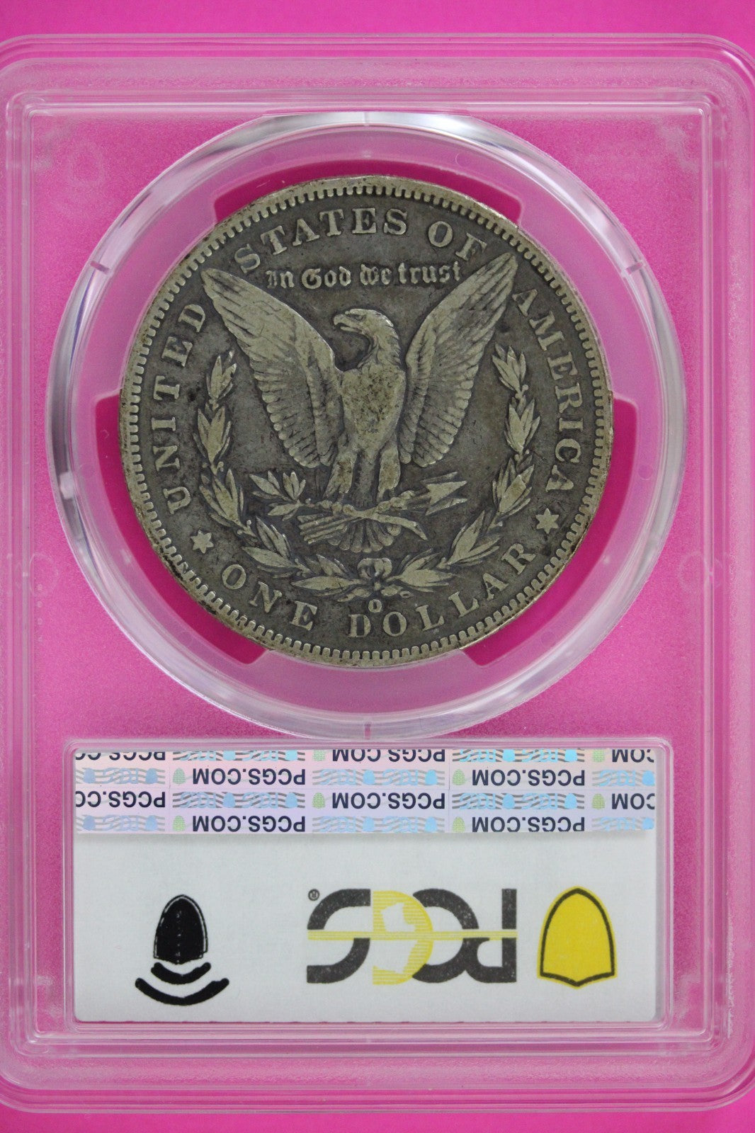 1900 O/CC F 12 Liberty Morgan Silver Dollar PCGS Graded Authentic Certified 83