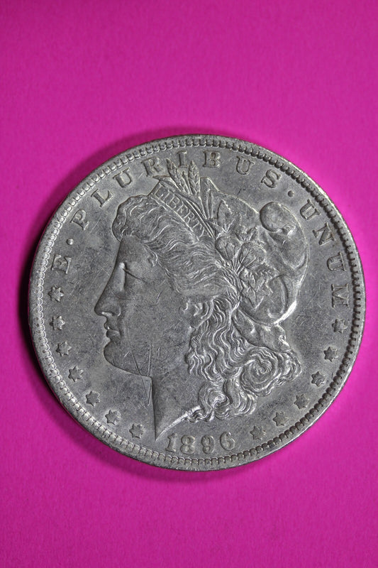 High Grade 1896 O Morgan Liberty Silver Dollar Key Date Coin New Orleans 47