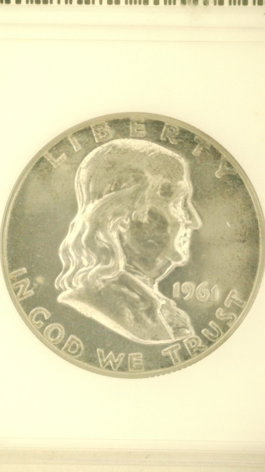 1961 PF 65 Double Die Reverse Die 1 Proof Ben Franklin Half Dollar ANACS 949