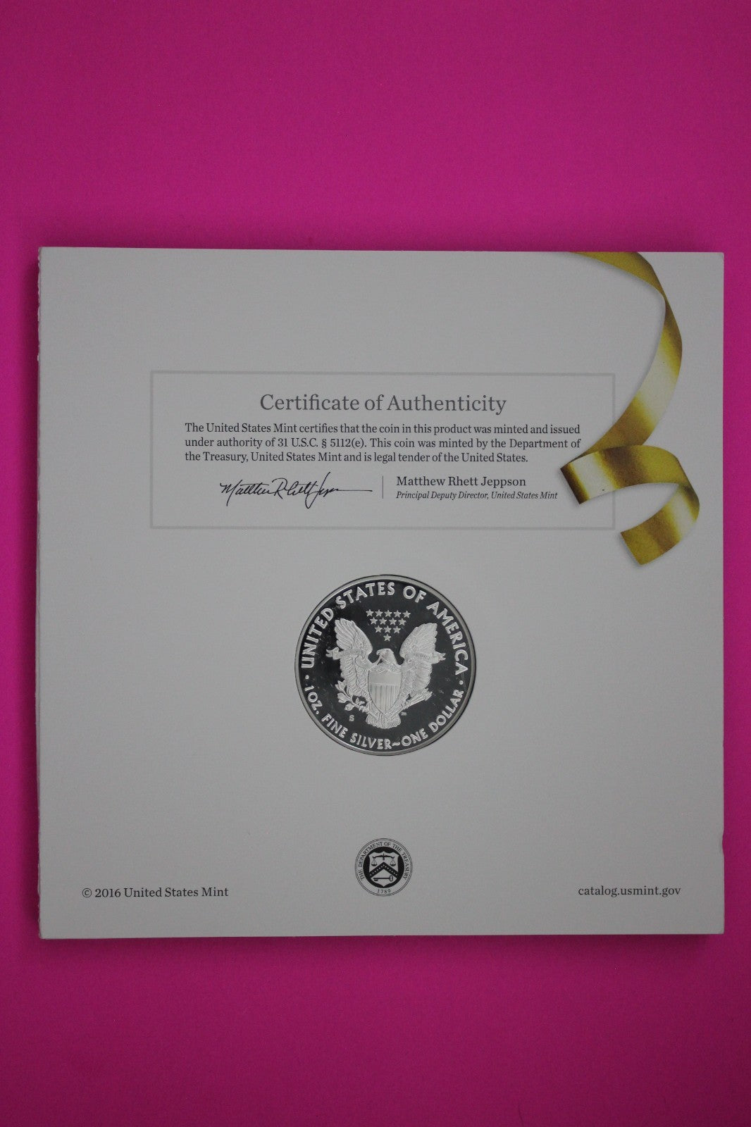 Gem 2017 S Congratulations U.S. Mint Set Proof Deep Cameo Silver Eagle COA 9062