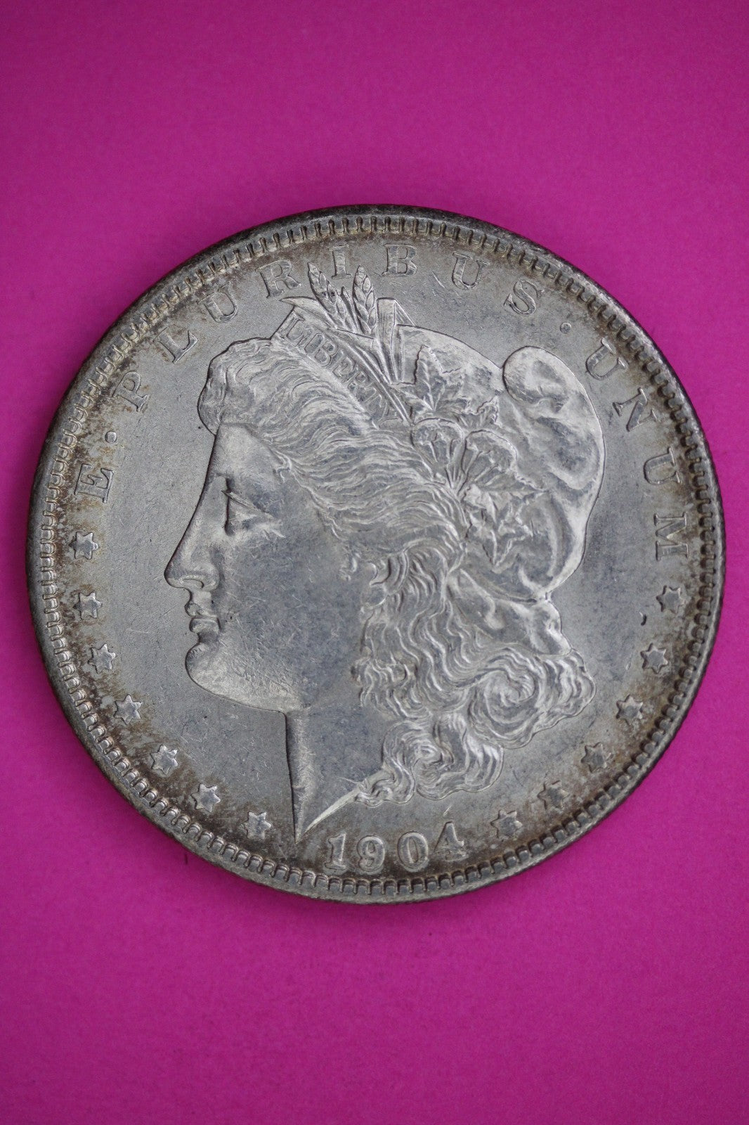 1904 P Morgan Lady Liberty Silver Dollar Guaranteed Authentic & Genuine 2722