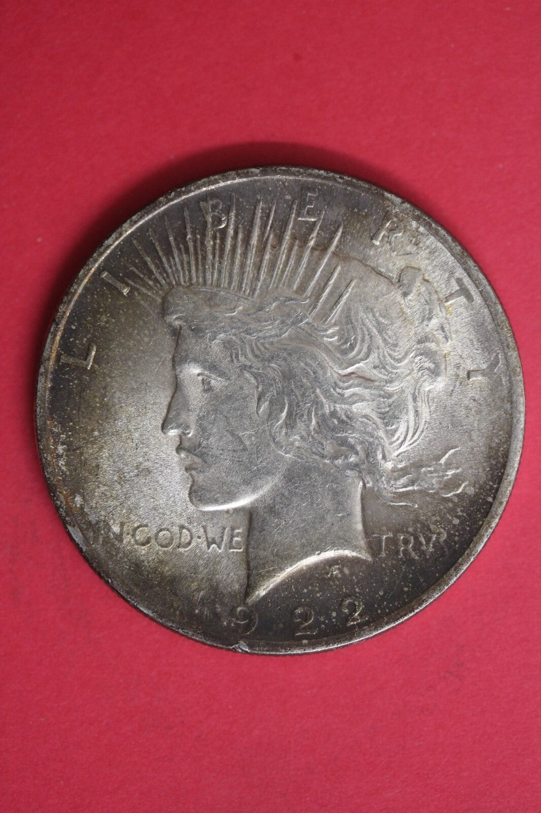 TONED 1922 P Liberty Peace Silver Dollar Exact Coin Combined Shipping OCE 60