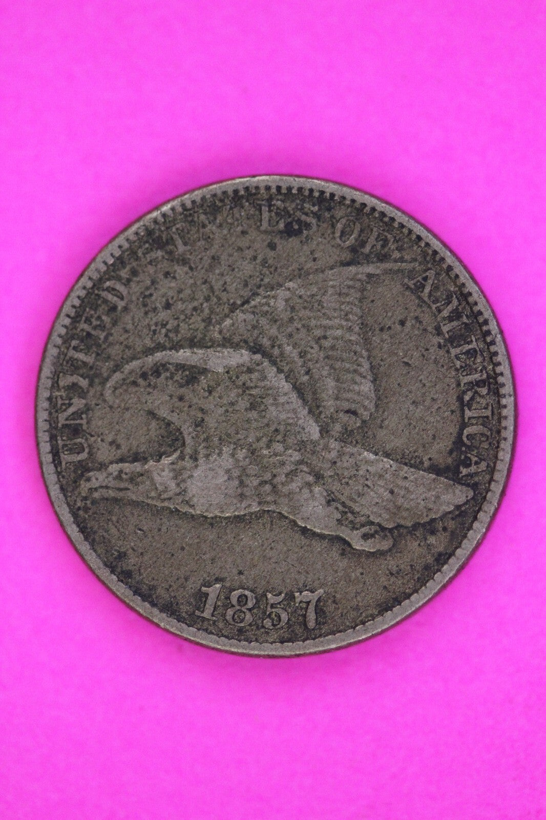1857 Flying Eagle Cent Penny You Get The Exact Same Scarce Coin In Pics 155
