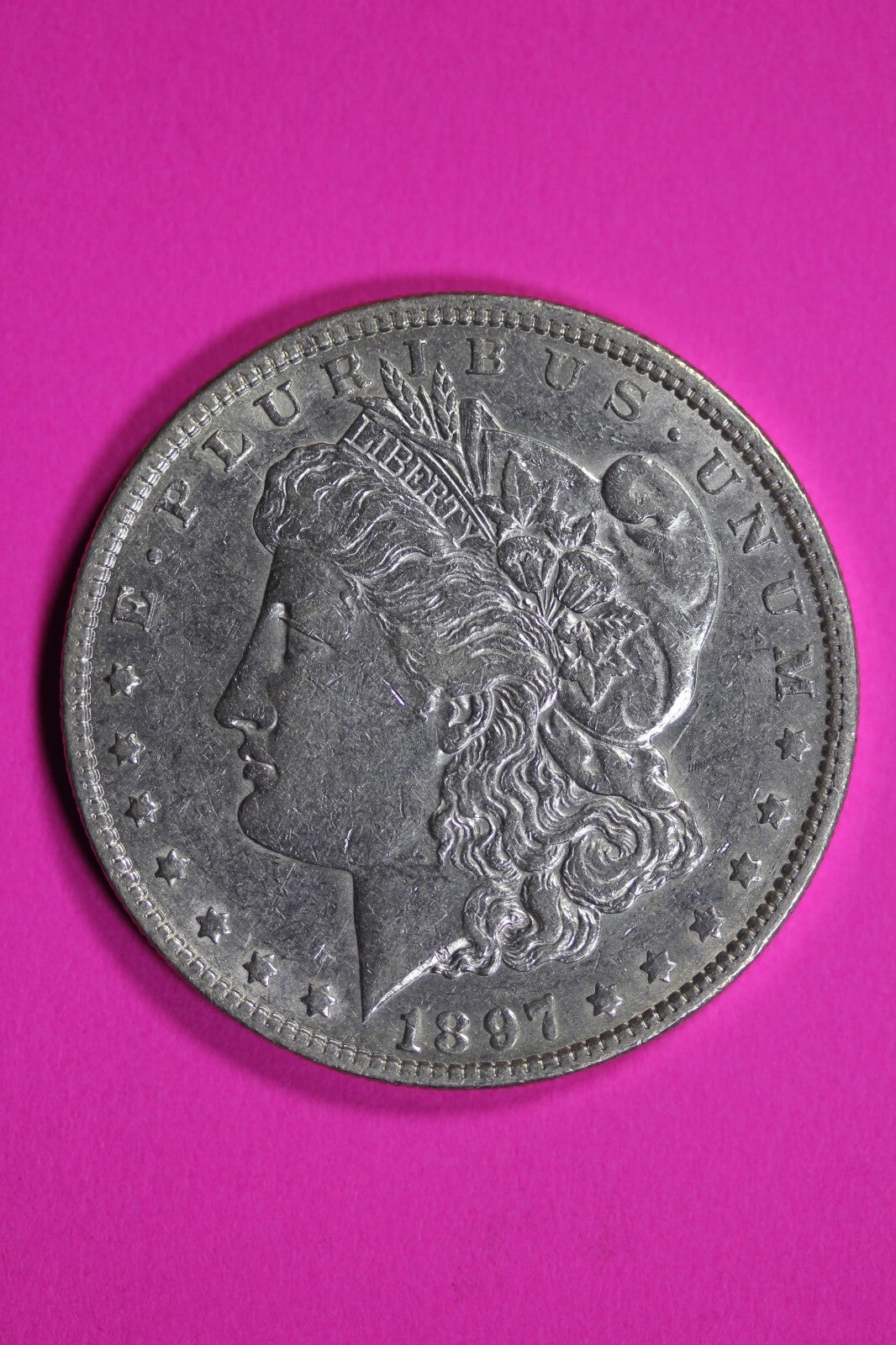 High Grade 1897 O Morgan Liberty Silver Dollar Key Date Coin New Orleans 58