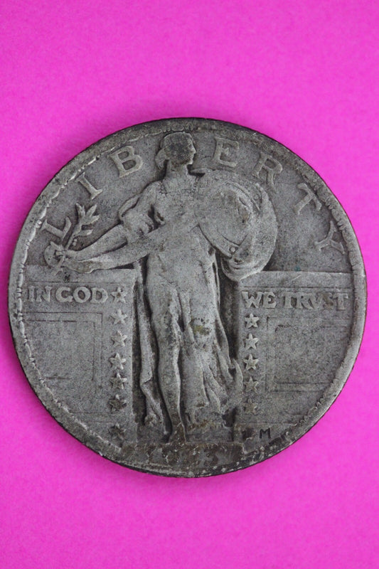 1930 P Standing Liberty Silver Quarter Guaranteed Authentic & Genuine Coin 1229