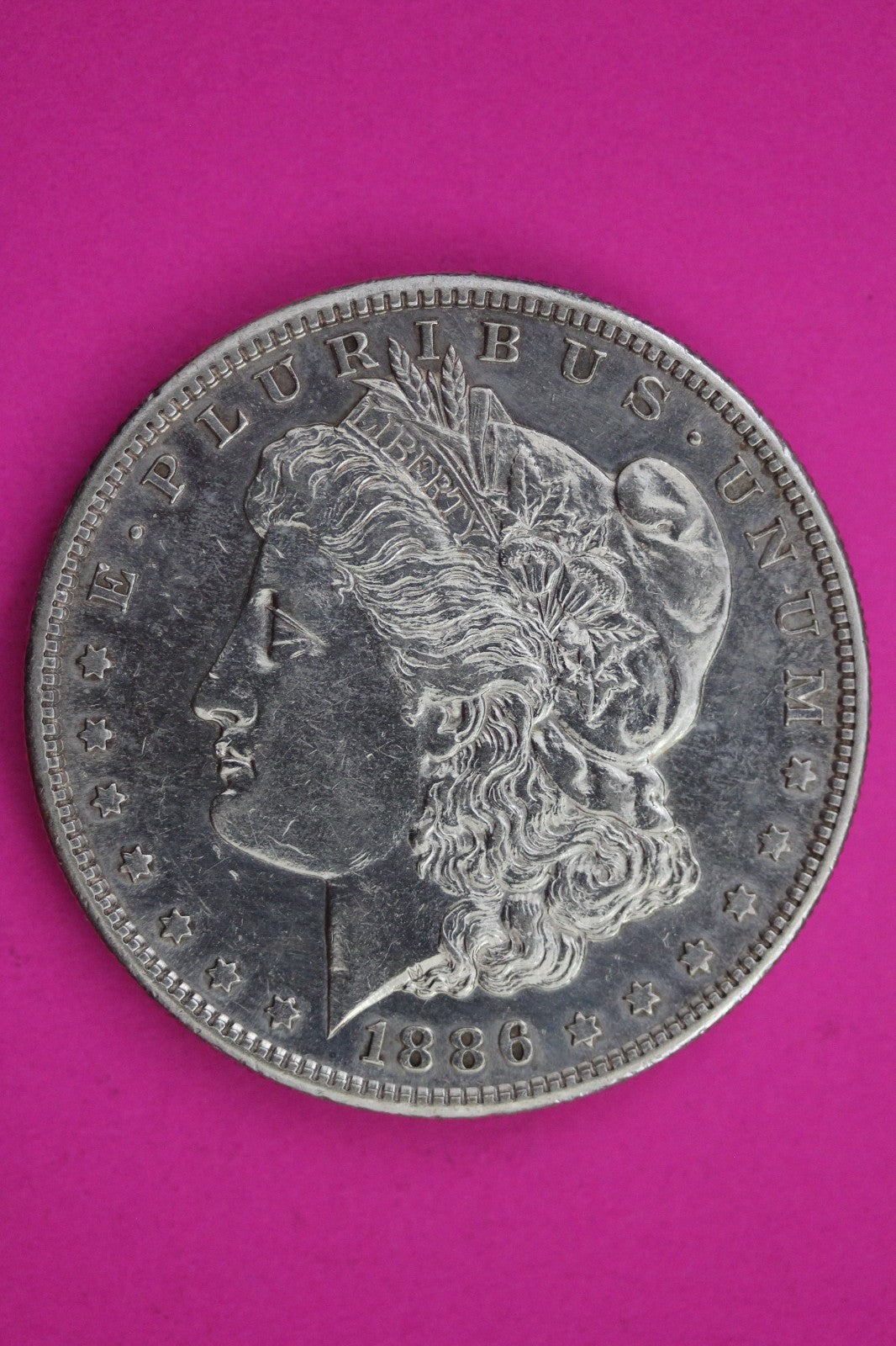 1886 S Morgan Lady Liberty Semi Key Date Silver Dollar Guaranteed Authentic 1597