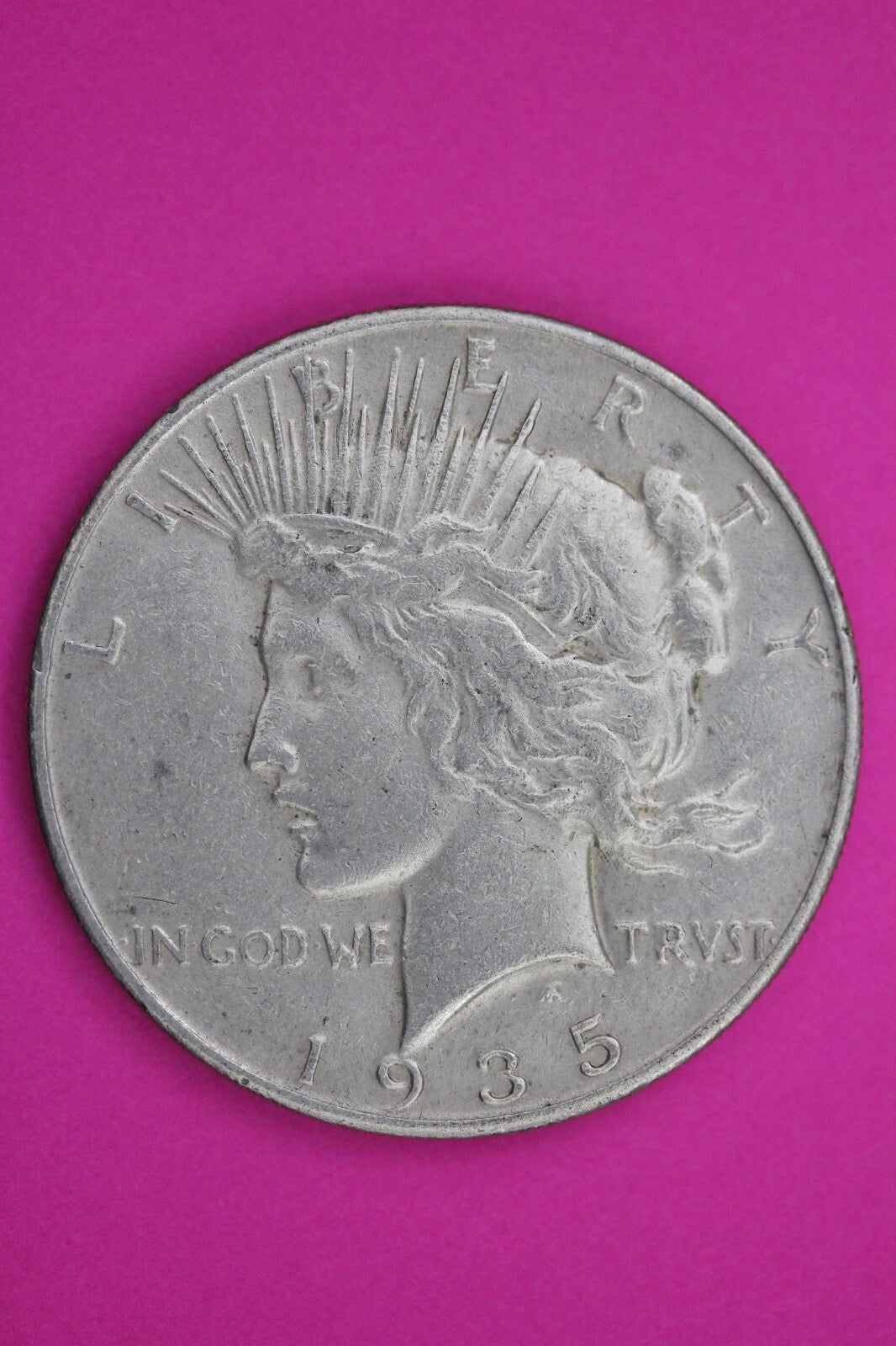High Grade 1935 P Liberty Peace Silver Dollar Philadelphia Mint Nice Luster 222
