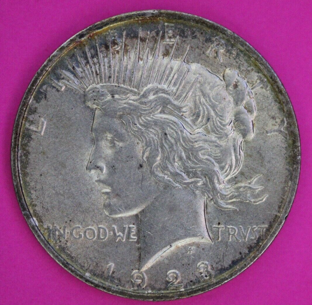 Tone High Grade 1923 P Liberty Peace Silver Dollar Philadelphia Mint Coin 230
