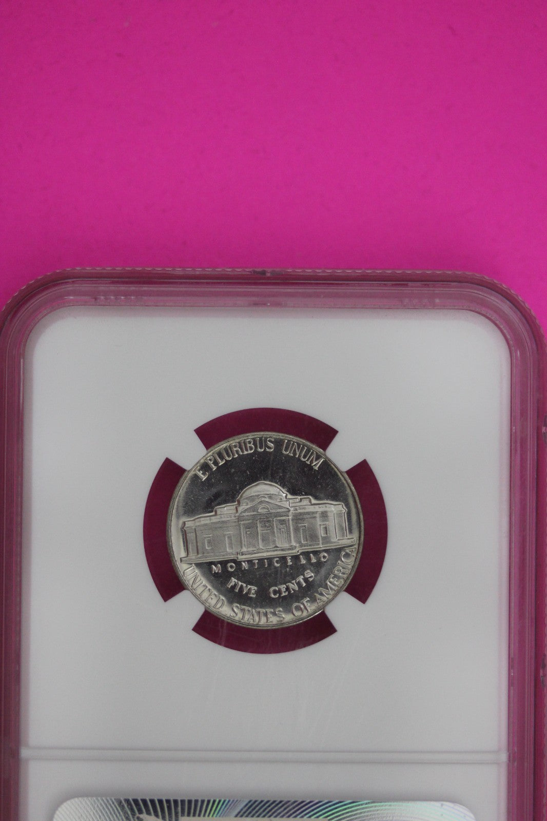 1965 SMS  MS 65 Cameo Jefferson Nickel NGC Certified Graded Authentic Slab 1276