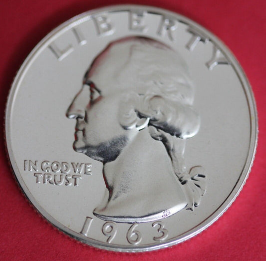 1963 Proof George Washington Quarter Exact Coin Shown  156
