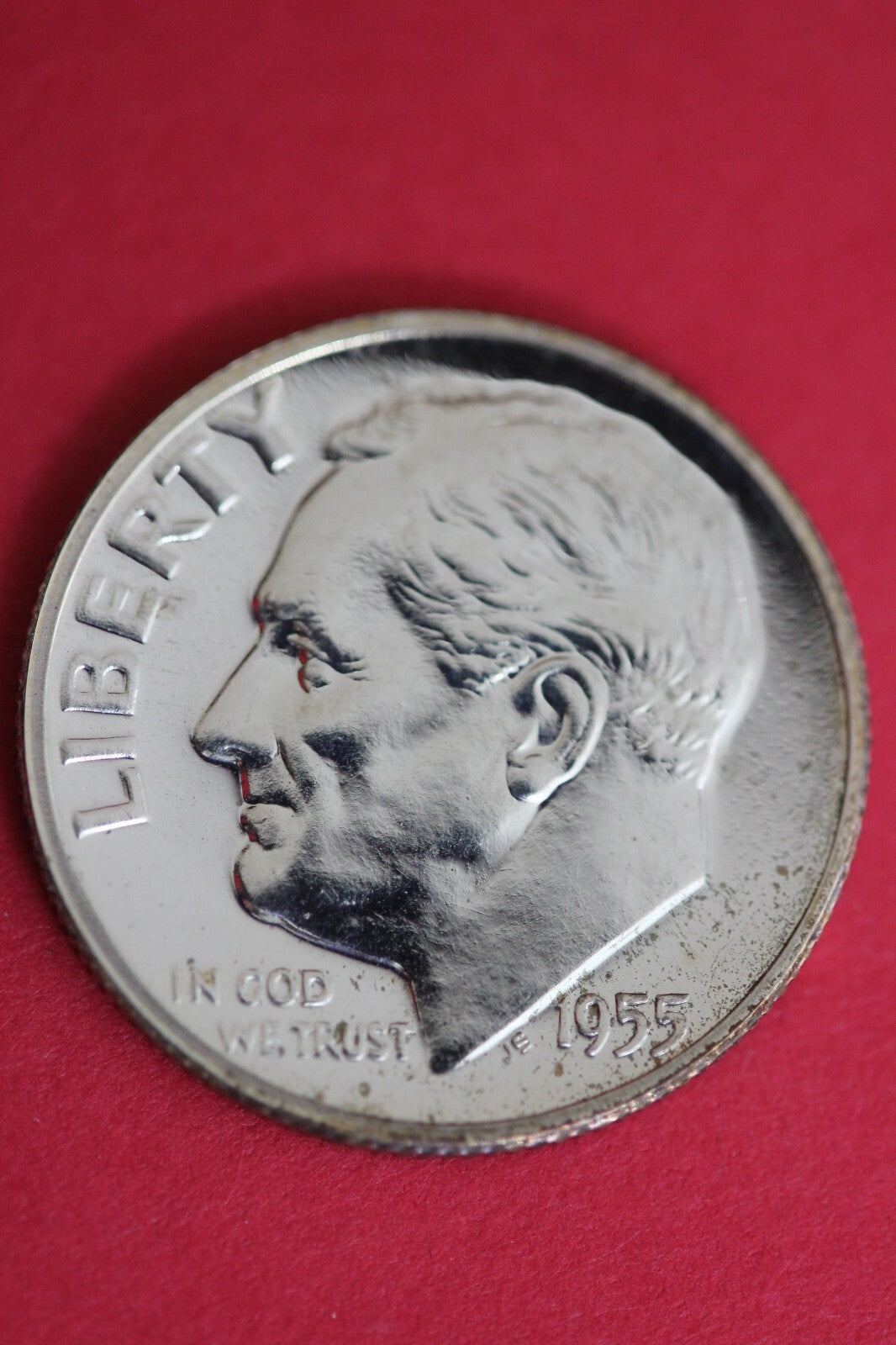 1955 Silver Proof Roosevelt Dime Exact Coin Shown  46