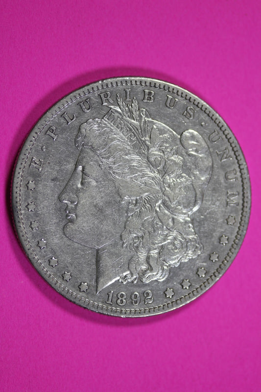 High Grade 1892 S Morgan Liberty Silver Dollar Rare Key Date San Francisco 221