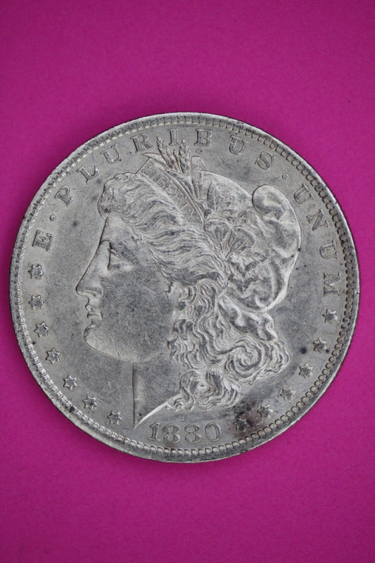 High Grade 1880 O Morgan Lady Liberty Rare Date Silver Dollar Authentic 2626