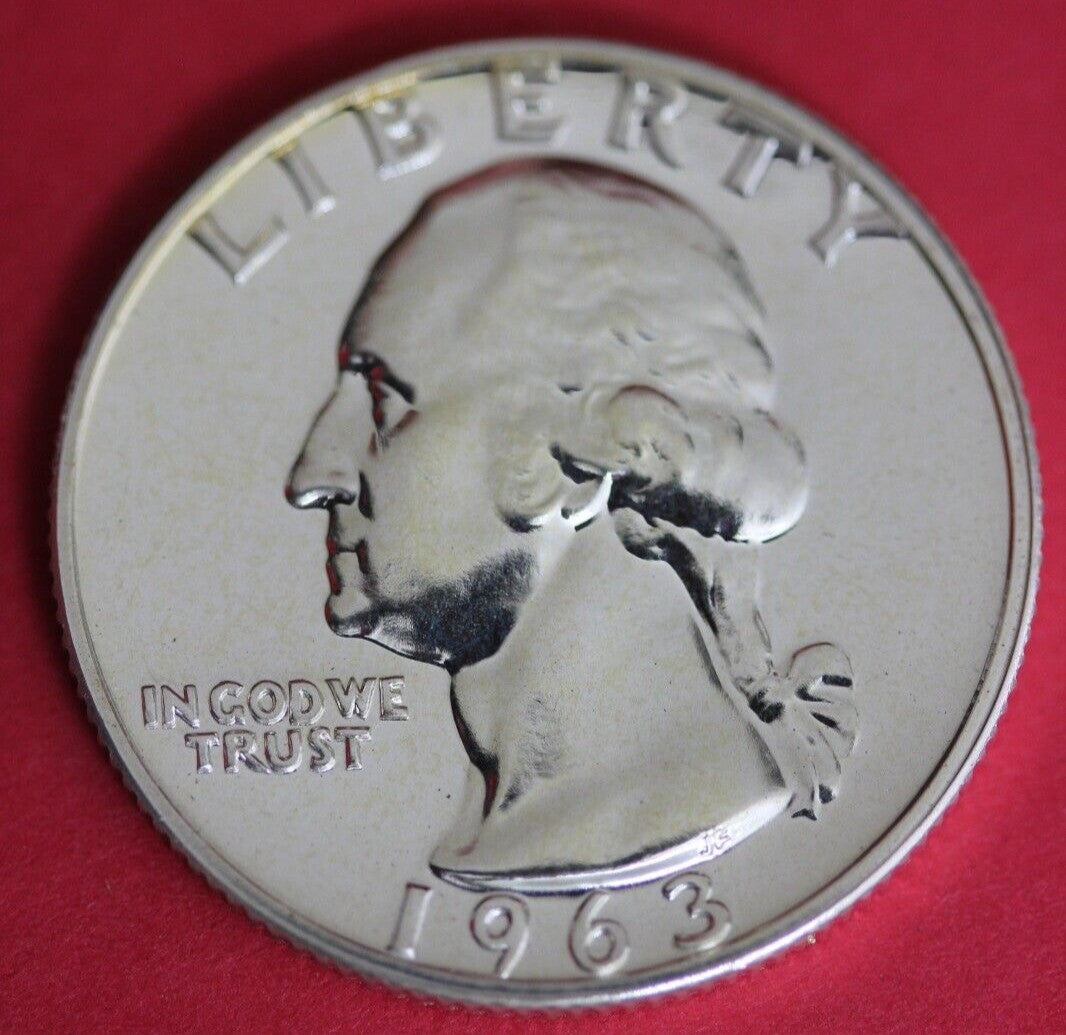 1963 Proof George Washington Quarter Exact Coin Shown 27