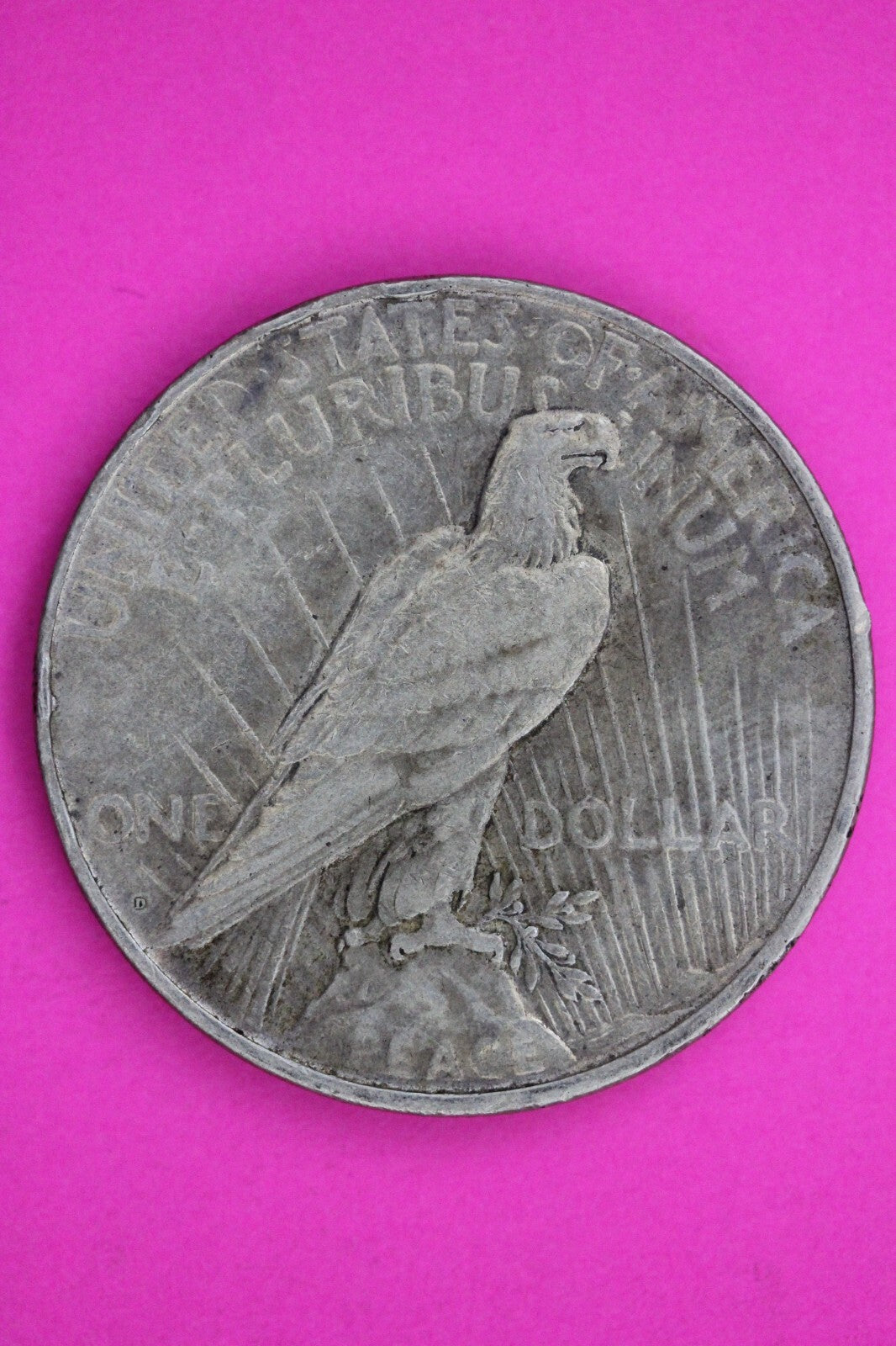 1927 D Peace Liberty Silver Dollar Guaranteed Authentic & Genuine Coin 1395