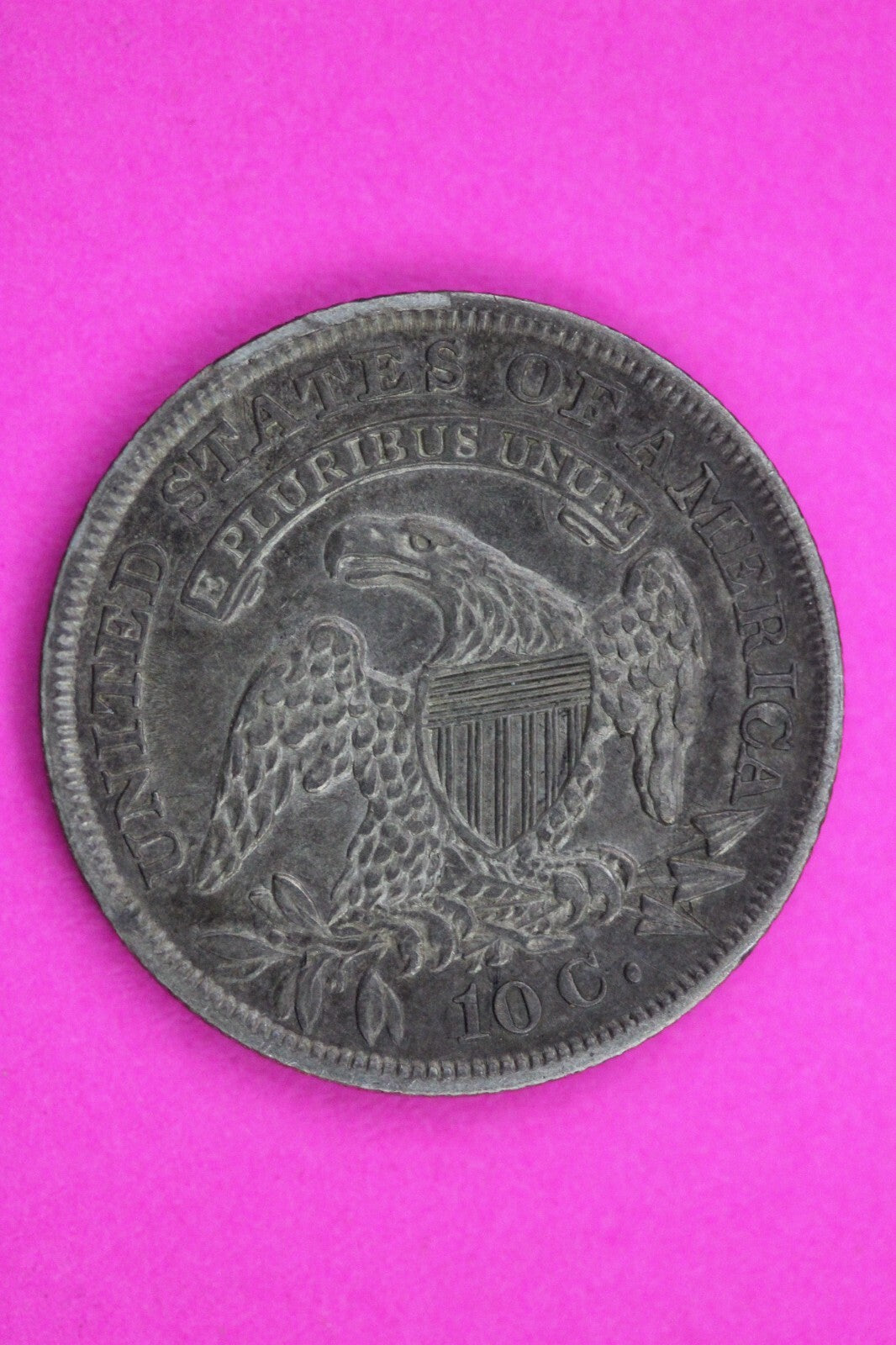 High Grade 1836 Bust Cap Dime Lady Liberty Rare Silver Key Date Coin 01