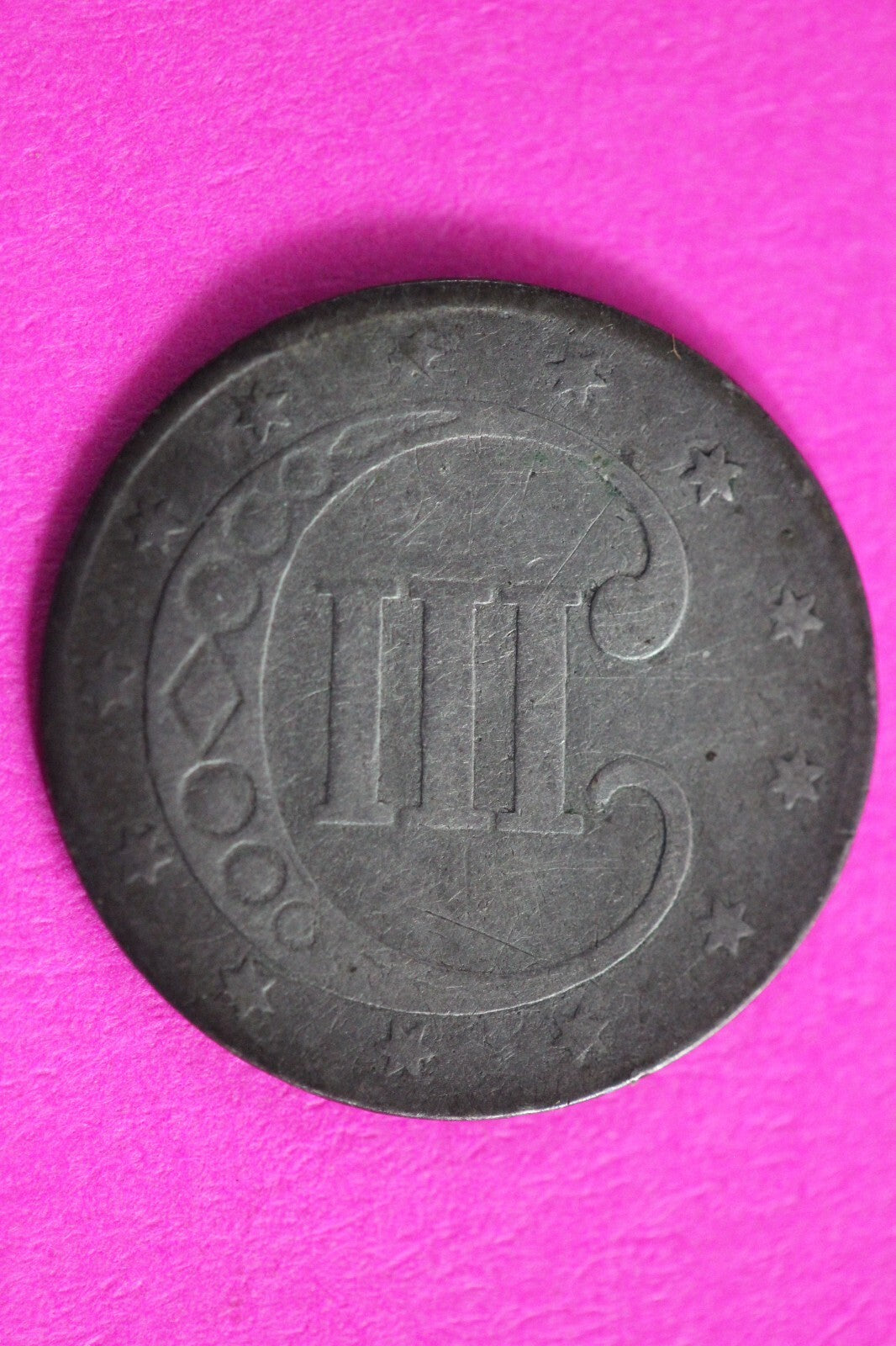 1853 Trime 3 Three Cent Silver Dime Exact Coin Shown In Pics Key Date 62