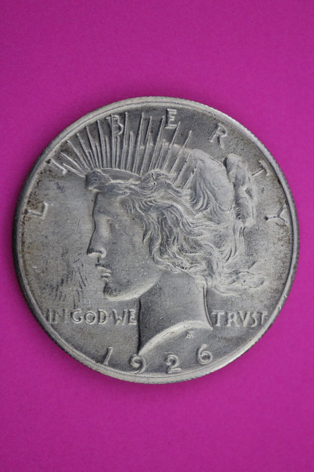 High Grade 1926 P Peace Silver Dollar LIberty Coin Guaranteed Authentic 0317N