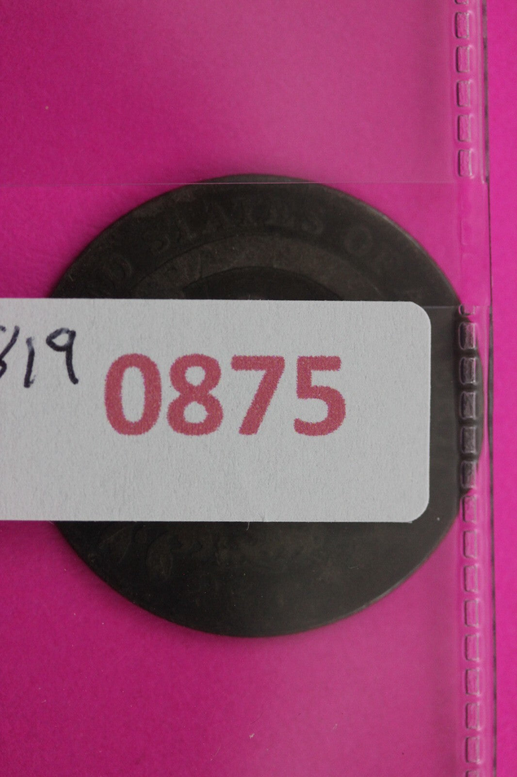 1818/5 Capped Bust Quarter Lady Liberty Silver Key Date Coin Authentic 0875N