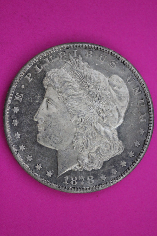 High Grade 1878 S Morgan Liberty Silver Dollar Guaranteed Authentic Coin 1015
