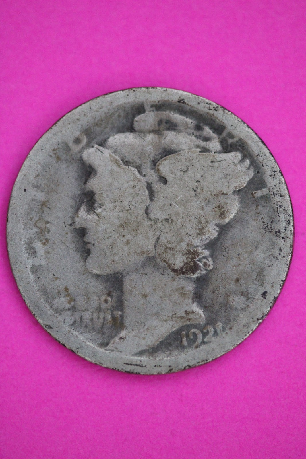 1921 P Mercury Liberty Dime Silver Coin Guaranteed Genuine American Seller 2555