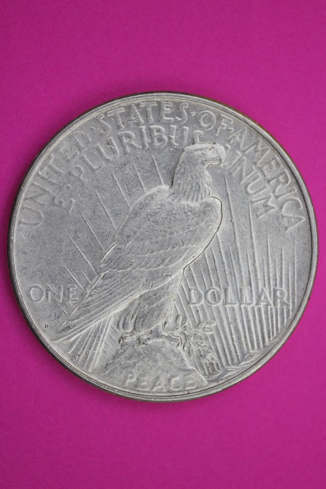 High Grade 1923 D Liberty Peace Silver Dollar Denver Mint Rare Semi Key Date 58