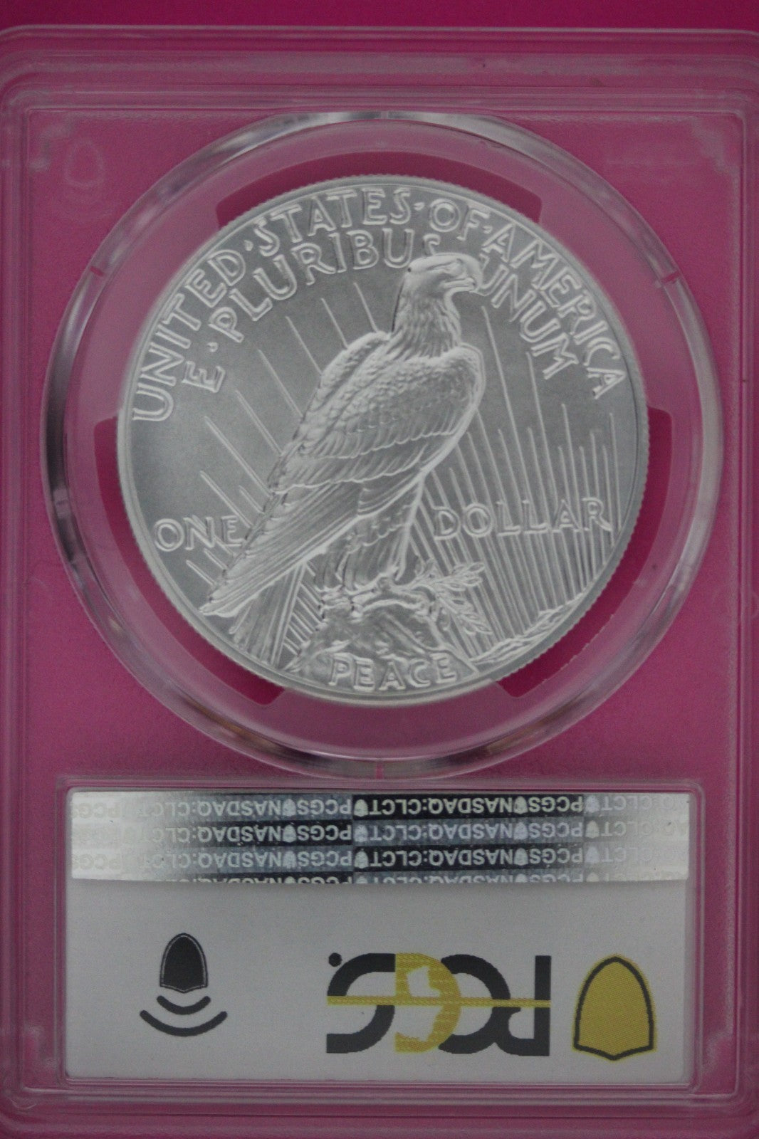RARE 2021 MS 70 Peace Silver Dollar 1rst Day Issue PCGS Graded Authentic 945