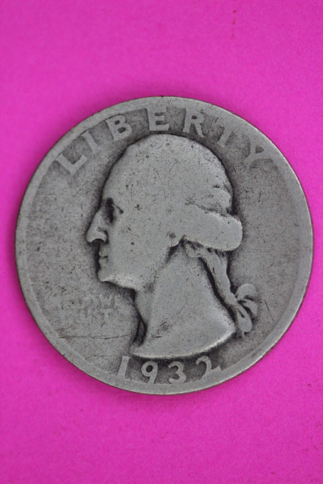 1932 S George Washington Silver Quarter Guaranteed Autthentic Genuine Coin 1474