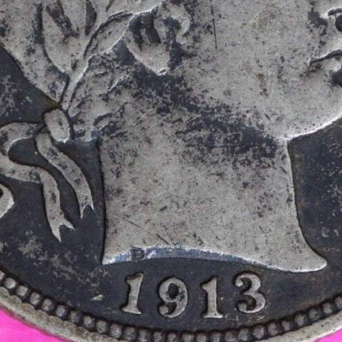 High Grade 1913 P Barber Liberty Dime Scarce Semi Key Date Silver Coin 68