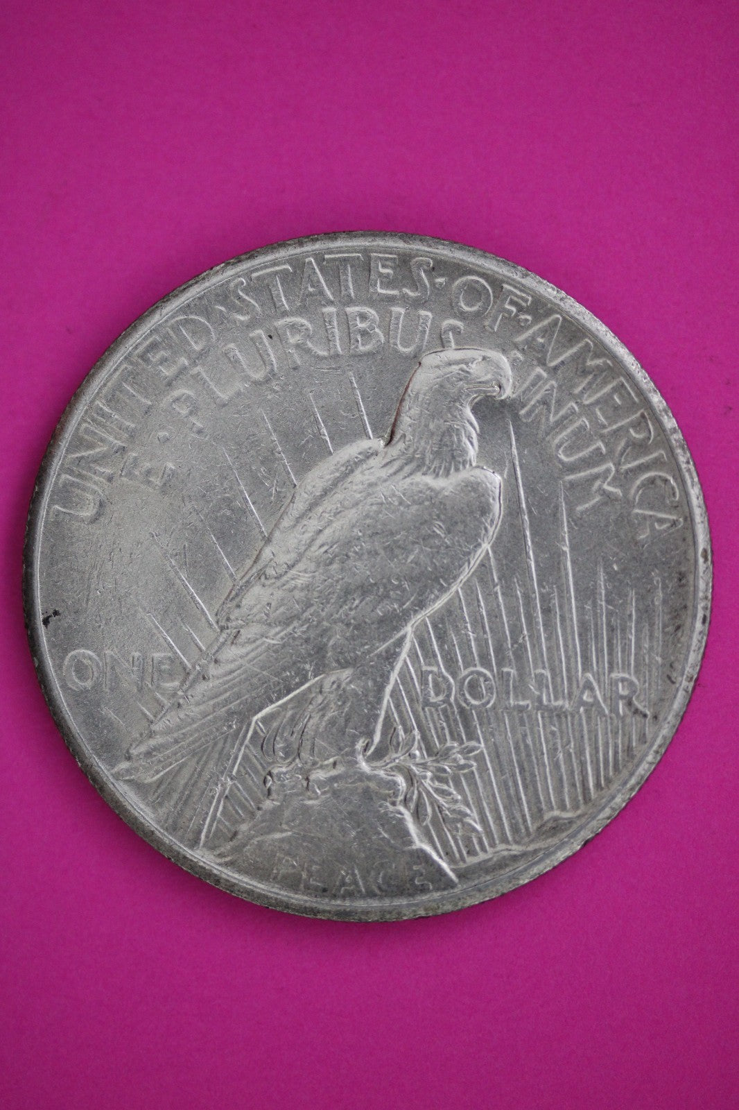 1927 P Peace Lady Liberty Semi Key Date Silver Dollar Guaranteed Authentic 2684