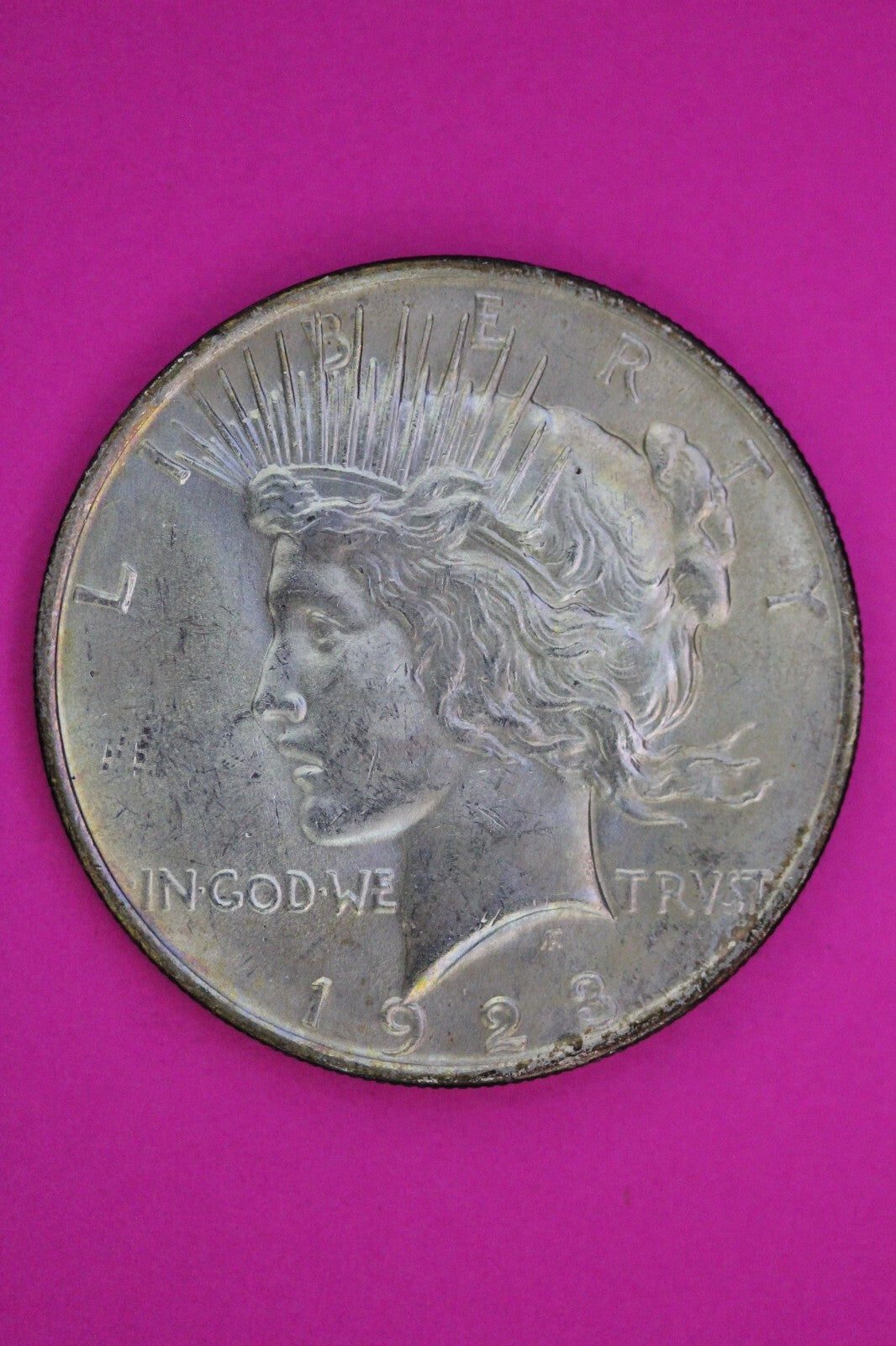Tone High Grade 1923 P Liberty Peace Silver Dollar Philadelphia Mint Coin 246