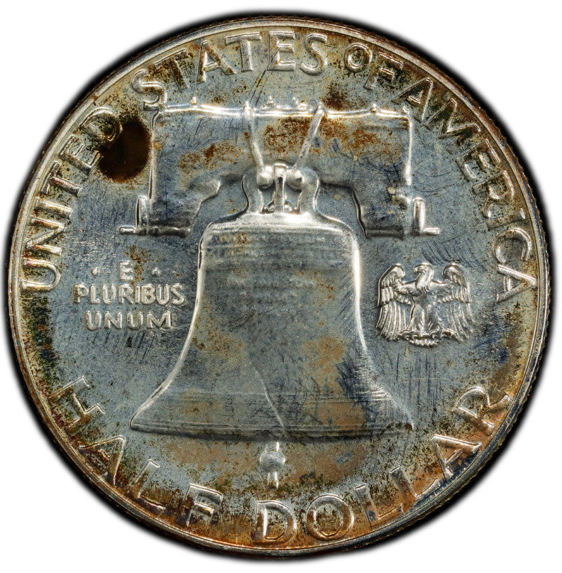 Toned 1958 PR 65 Ben Franklin Half Dollar NGC Certified Graded Authentic 362