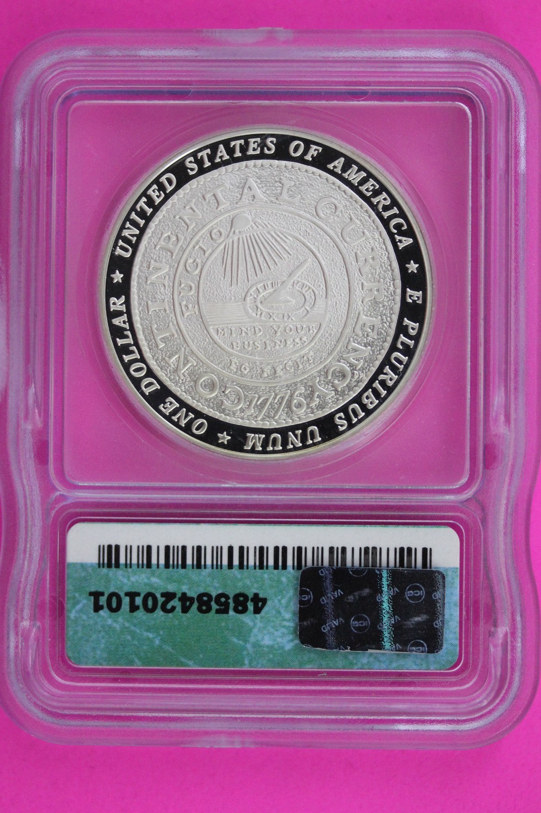 2006 P PR 70 Franklin Founding Father Commemorative Silver Dollar ICG Slab 1372