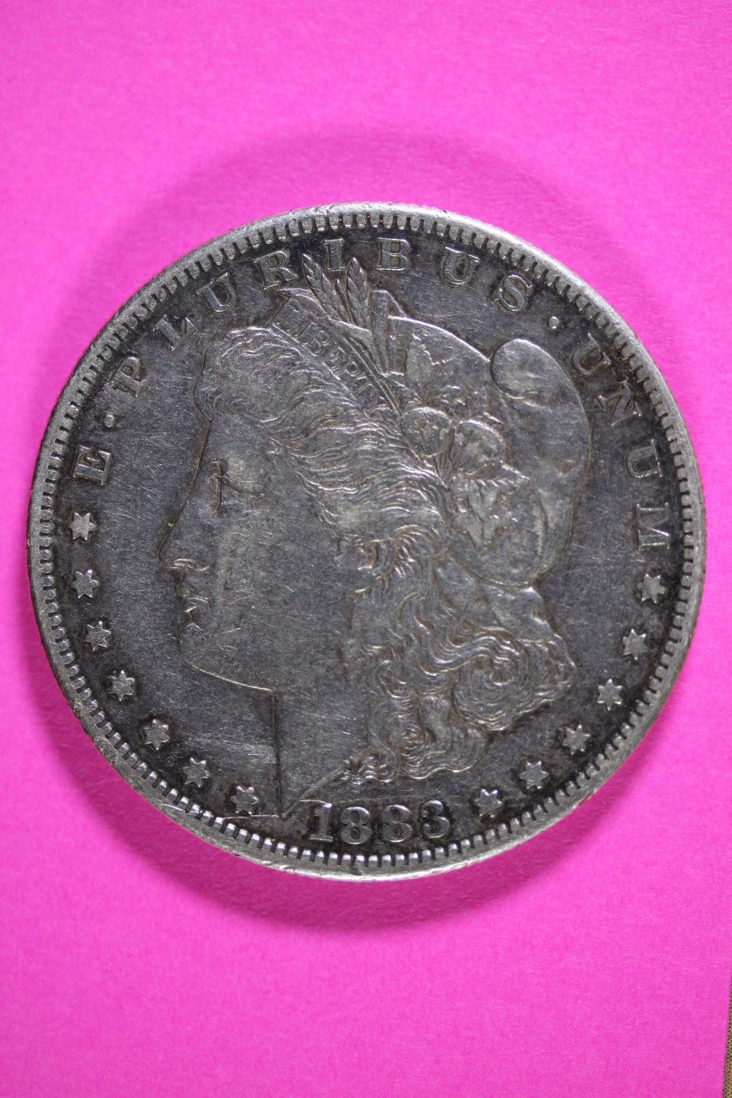 1883 S Morgan Lady Liberty Silver Dollar Guaranteed Authentic & Genuine 2679
