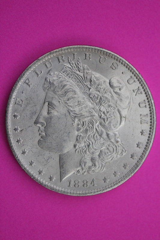 1884 O Morgan Lady Liberty Rare Date Silver Dollar Guaranteed Authentic 0193N