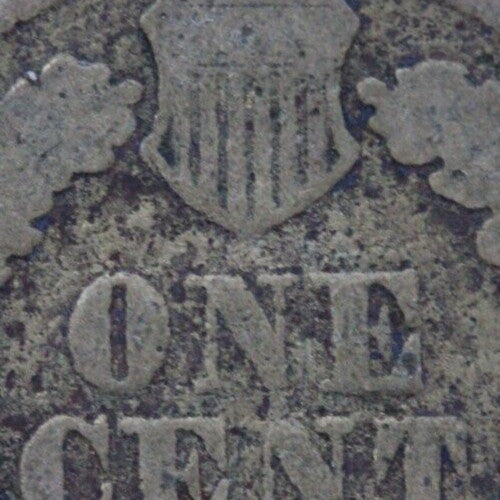 1863 Copper Nickel Indian Head Cent Penny Exact Early Type Coin Pictured 129