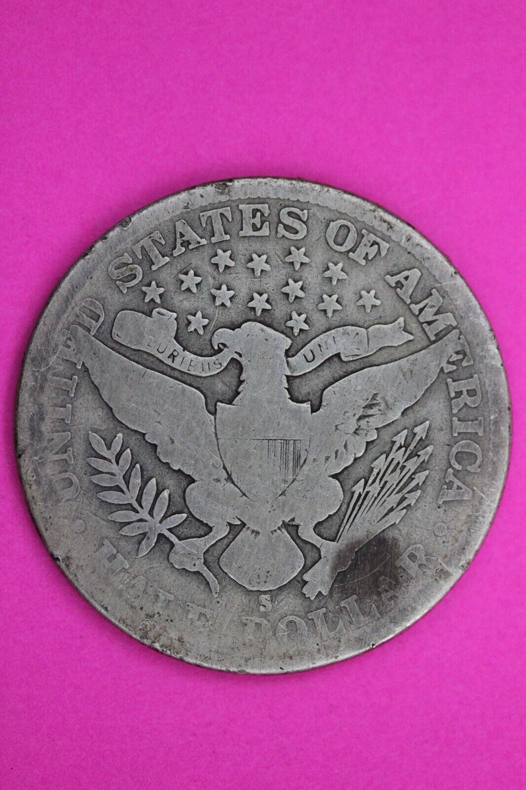 1915 S Barber Liberty Half Dollar Silver Coin You Get The Coin In Pics TOM 34