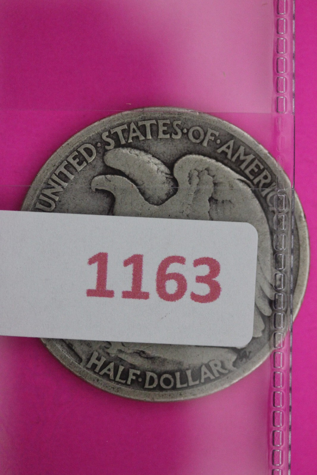 1917 D Obverse Walking Liberty Silver Half Dollar Guaranteed Authentic Coin 1163
