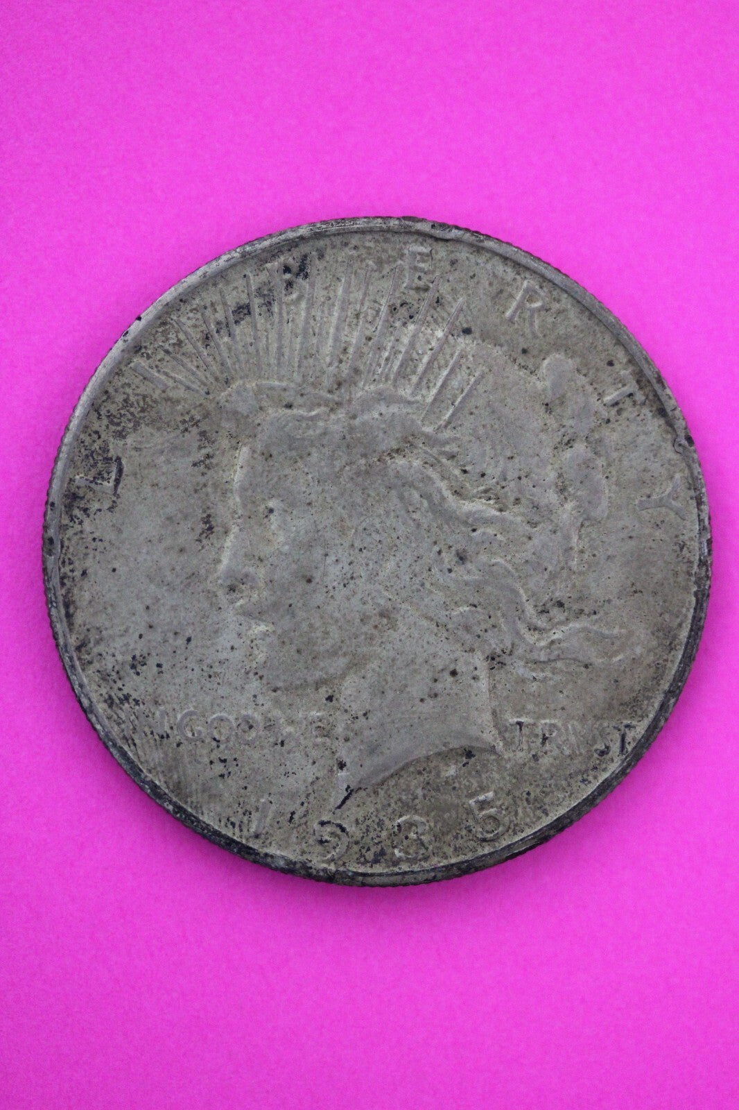 1935 S Liberty Peace Silver Dollar Scarce Semi Key Date Coin San Francisco 72
