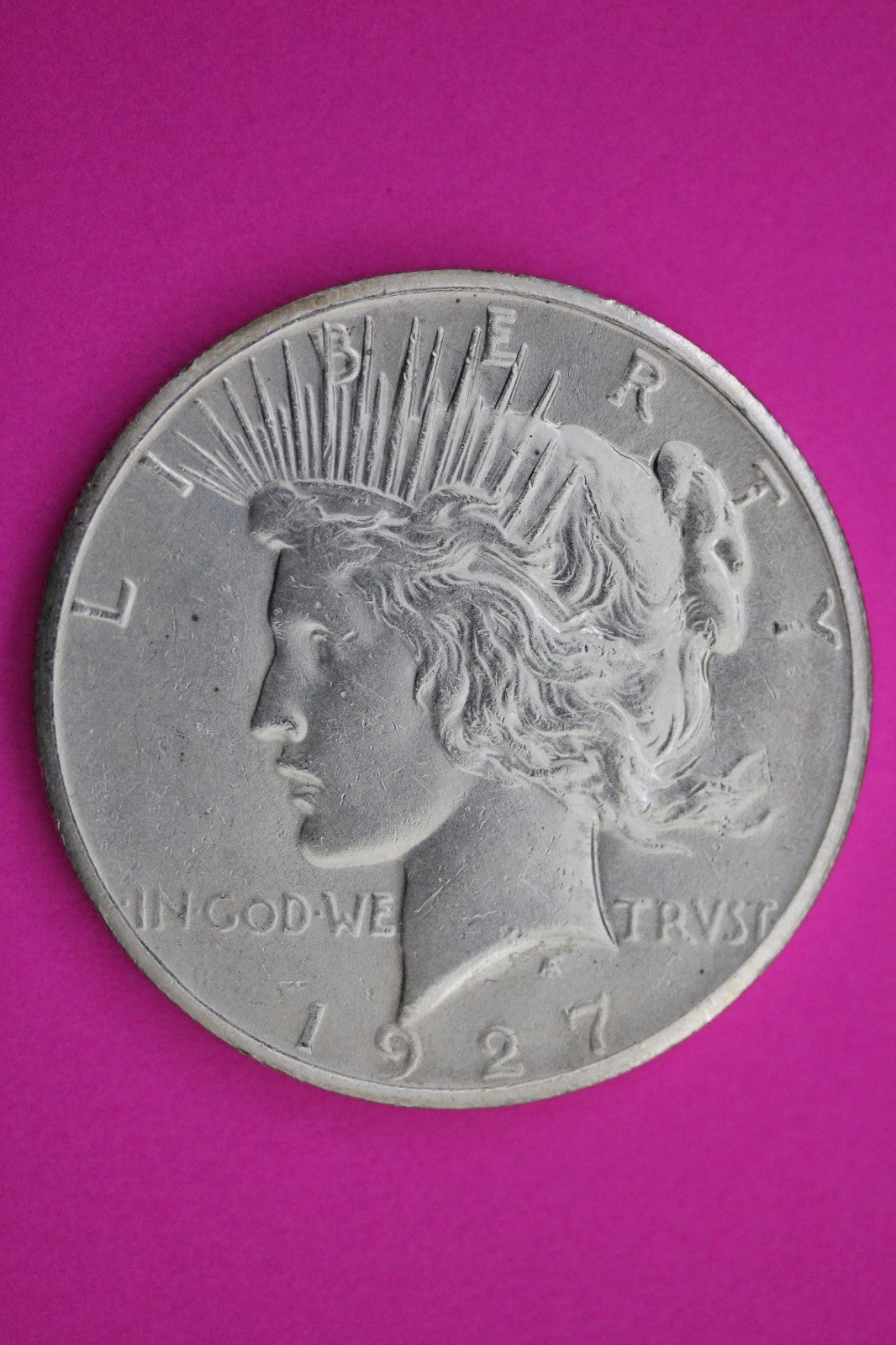 1927 P Peace Silver Dollar LIberty Coin Guaranteed Authentic U.S.A. Seller 1956