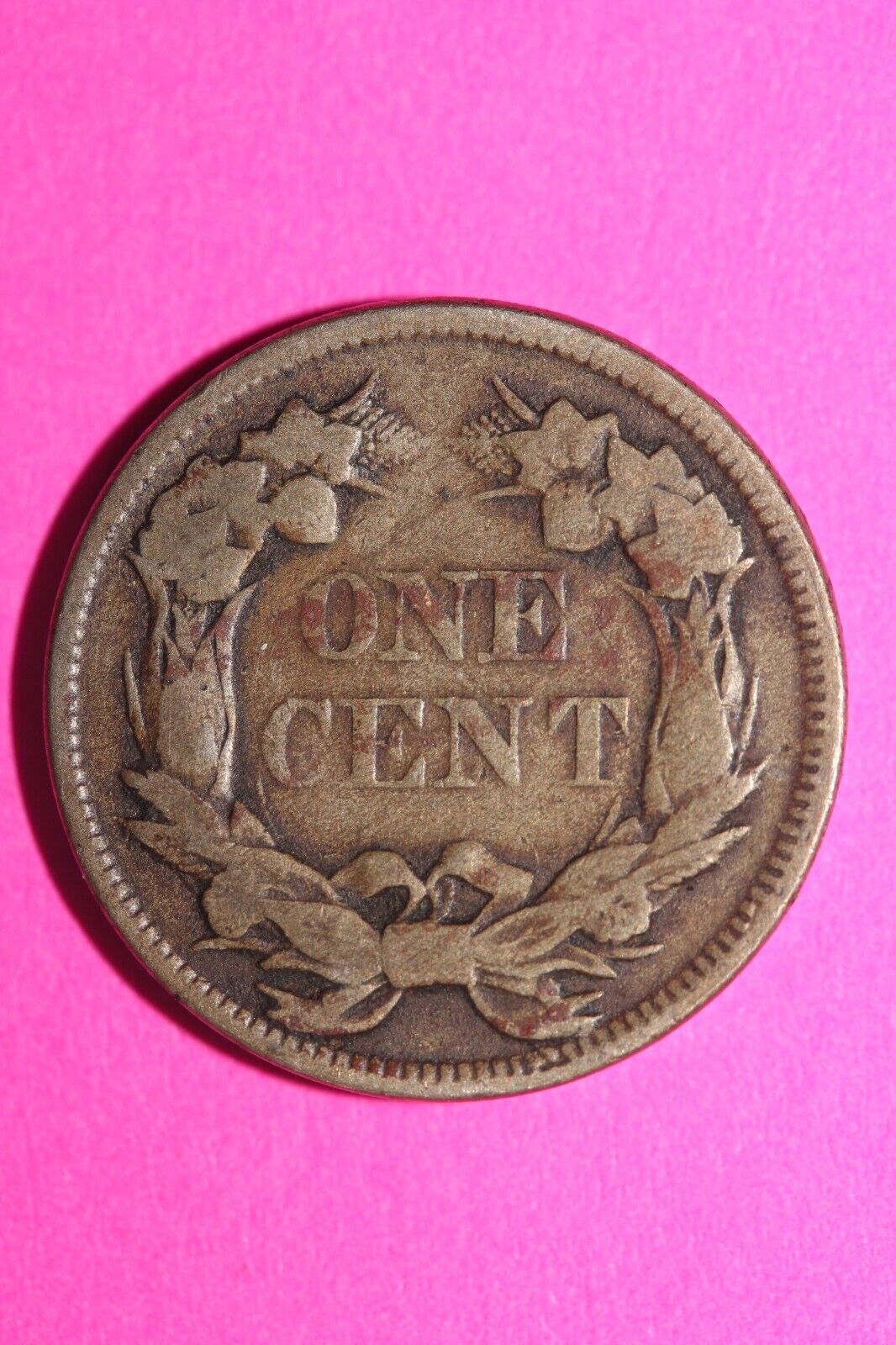 1858 Flying Eagle Cent Penny Exact Scarce Early Type Coin as Pictured 02