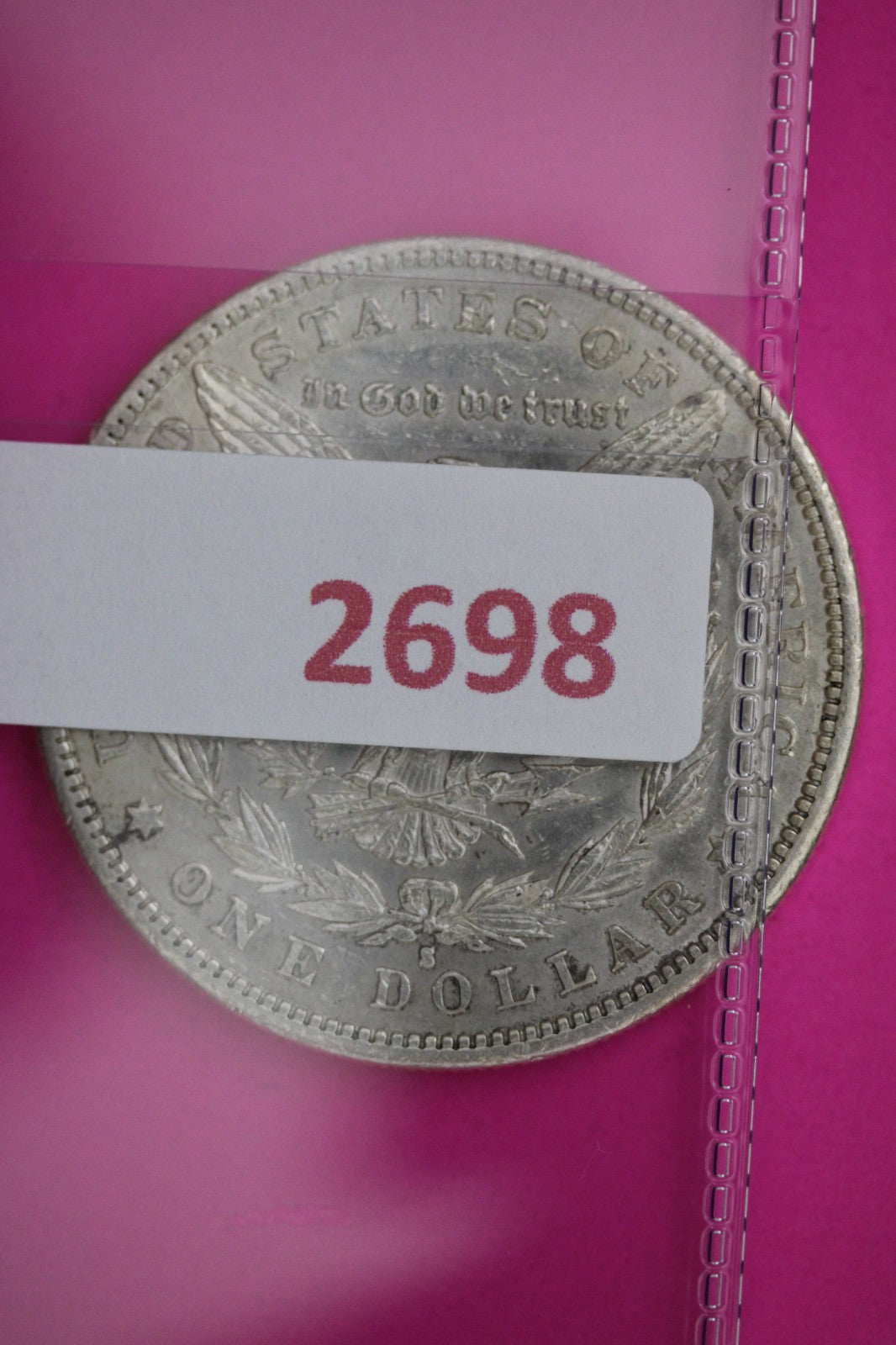 1887 S Morgan Lady Liberty Silver Dollar Guaranteed Authentic & Genuine 2698