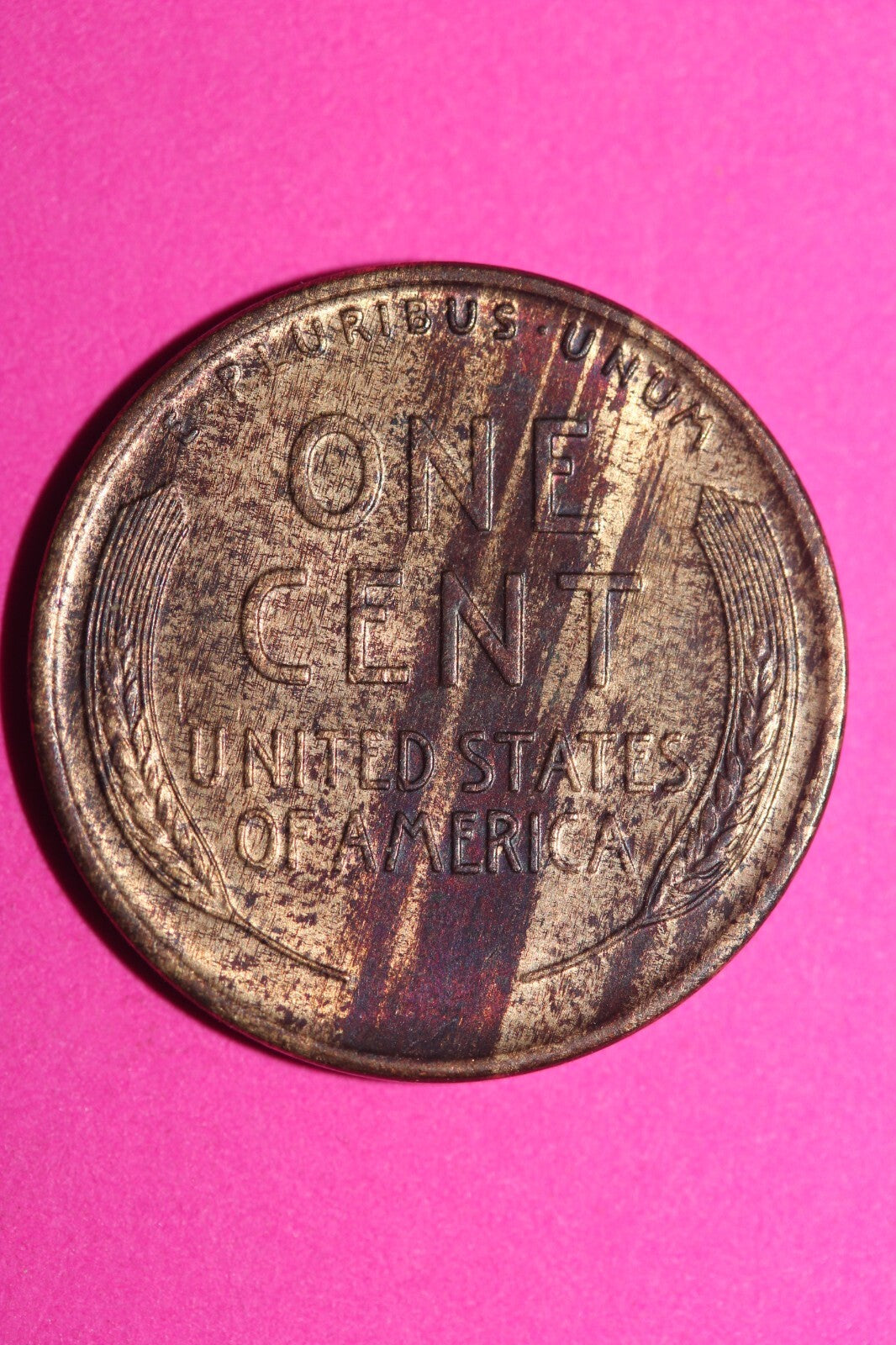 High Grade 1928-P RB  Abraham  Lincoln Wheat Cent Guaranteed Authentic Coin 1077