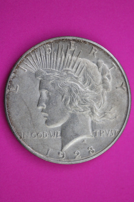 1928 S Peace Silver Dollar LIberty Coin Guaranteed Genuine American Seller 2027
