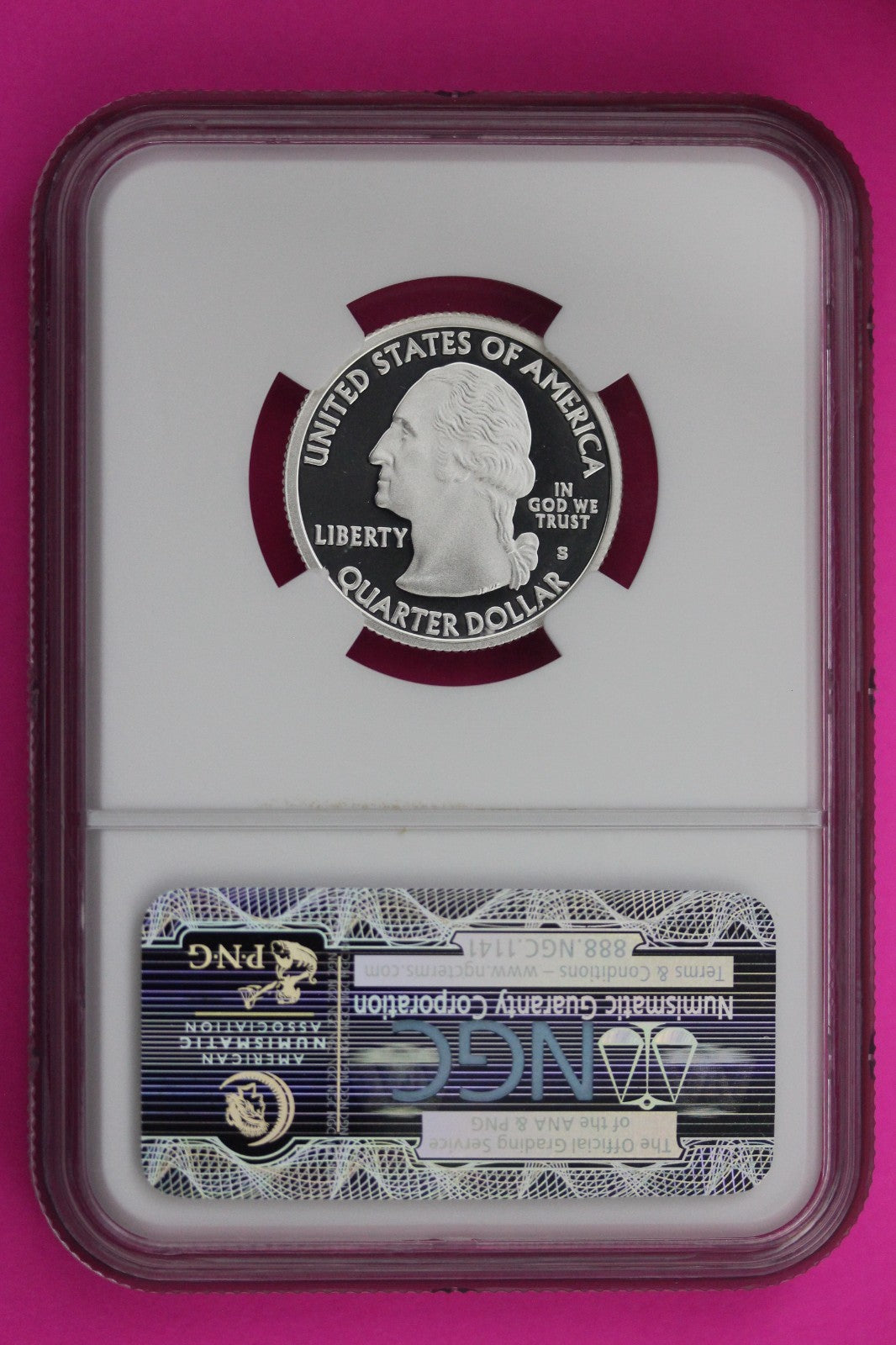 2009 S PF 70 Guam Silver State Quarter NGC Certified Authentic Slab 461