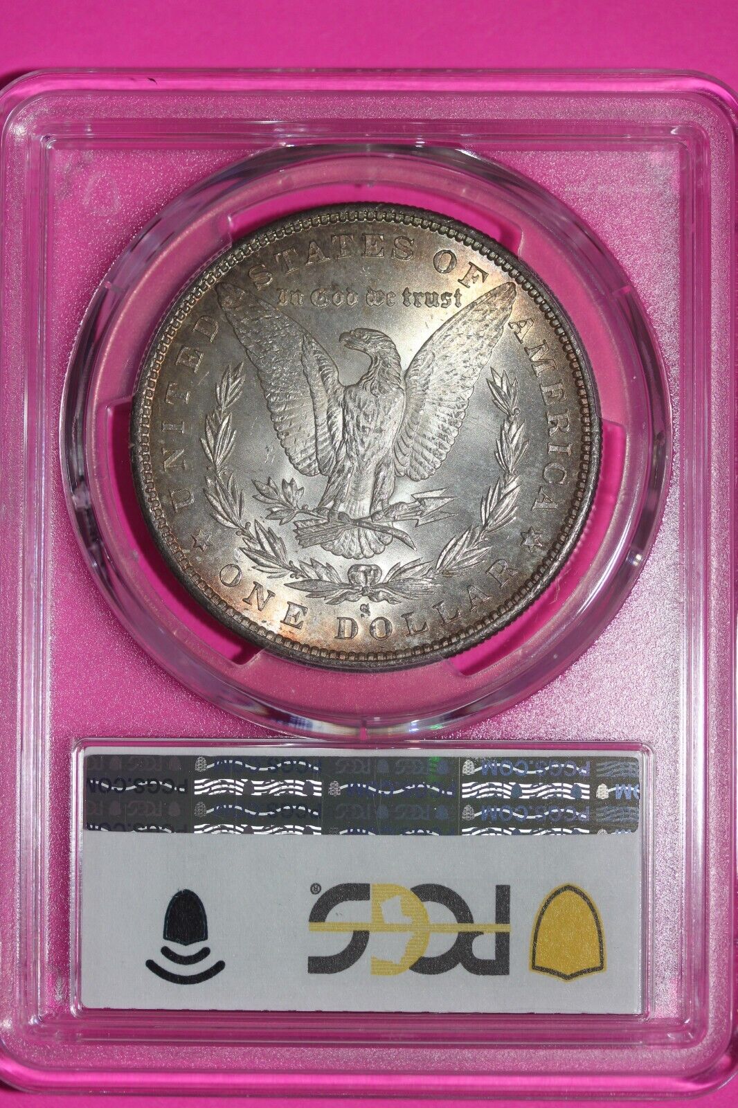 Nicely Toned 1880 S MS 65 Liberty Morgan Silver Dollar PCGS Certified Slab 771