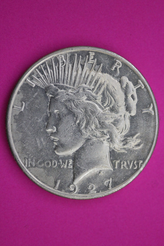 1927 S Peace Silver Dollar LIberty Coin Guaranteed Authentic U.S.A. Seller 1939